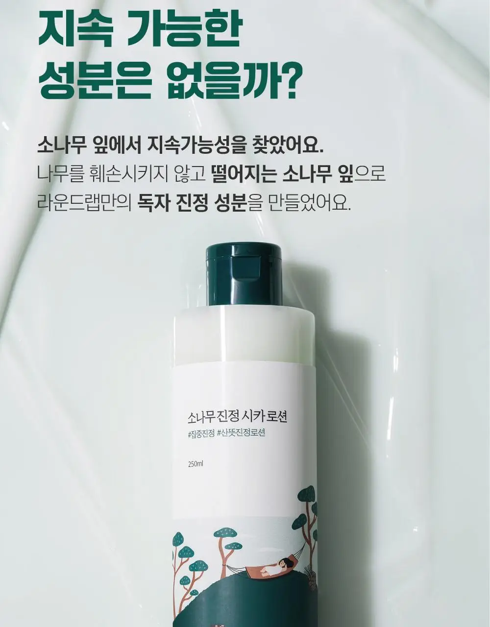 [민감진정] 라운드랩 소나무 진정 시카 로션 250ml 상세페이지 6